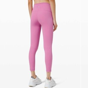 Lululemon Wunder Under High-Rise Tight 25" Full-On Luxtreme Magenta Glow size 8